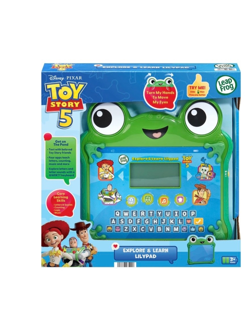 LeapFrog Toy Story 5 Interactive Lilypad Tablet for Toddlers Ages 3-5 Years
